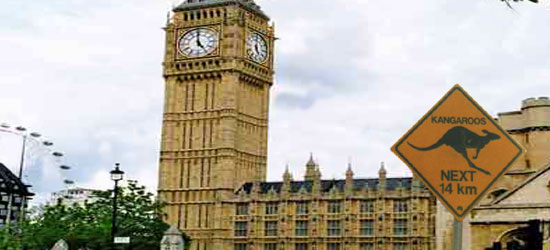 Roadsign in London