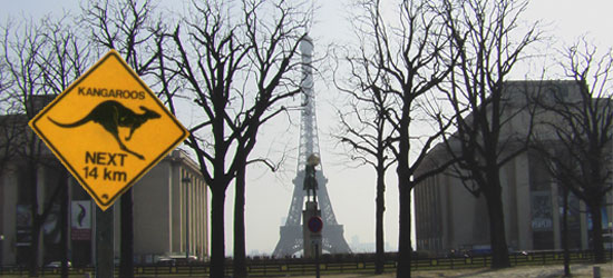 Roadsign in Paris